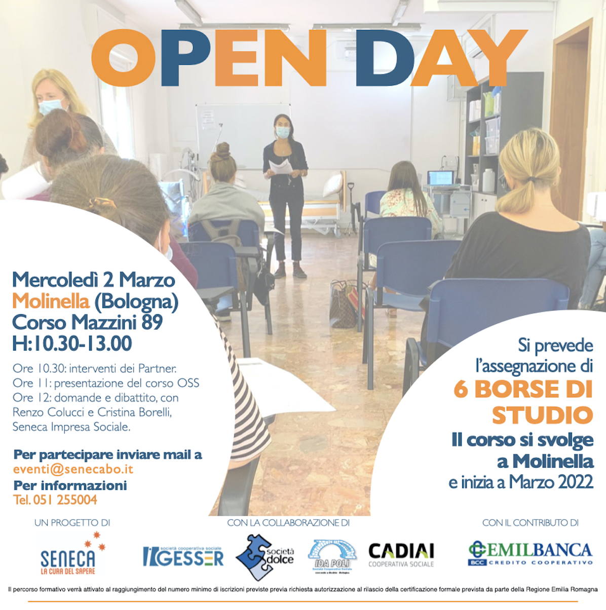 Open Day Molinella Corso OSS 2 marzo 2022